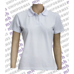 Camiseta Polo Feminina - Branca 