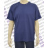 Camiseta Basica Manga Curta Meia Malha - Azul Marinho
