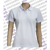 Camiseta Polo Feminina - Branca 
