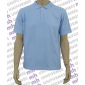 Camiseta Polo - Azul Claro